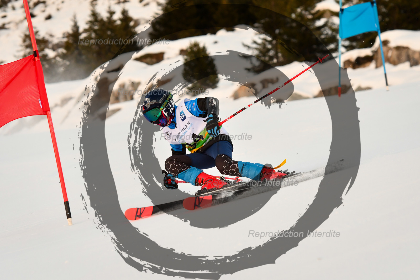 fleche Vaujany ESF Montfrais