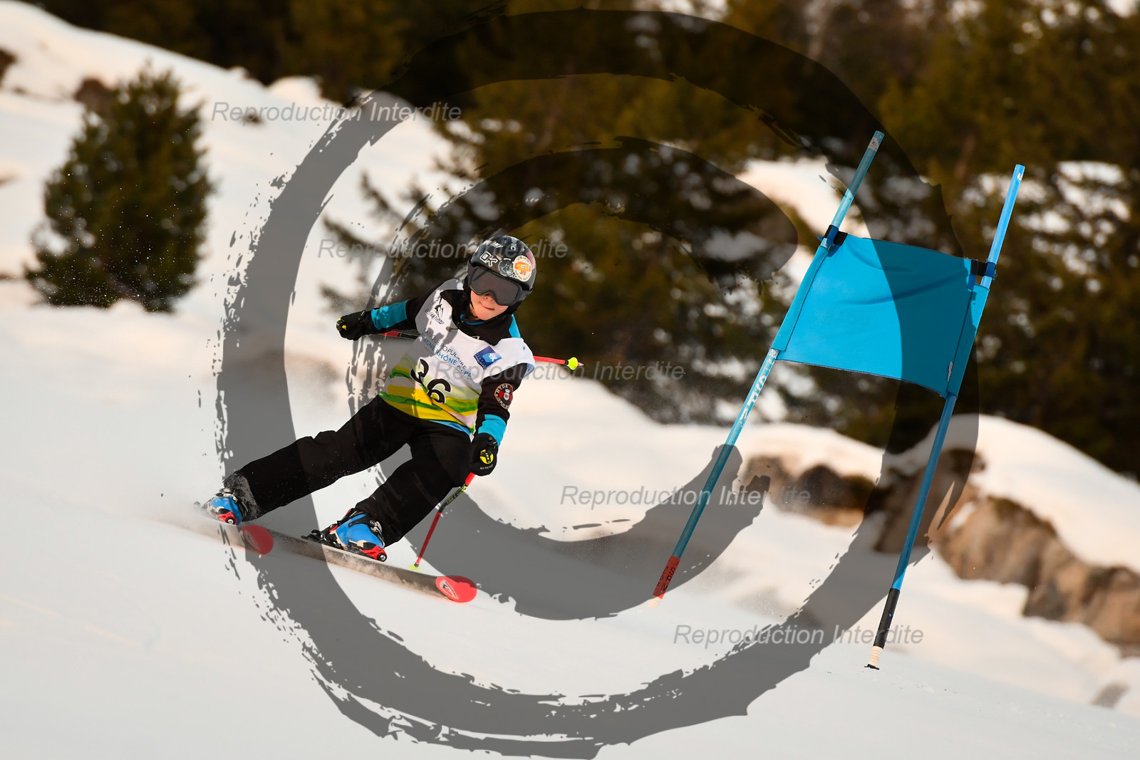 fleche Vaujany ESF Montfrais