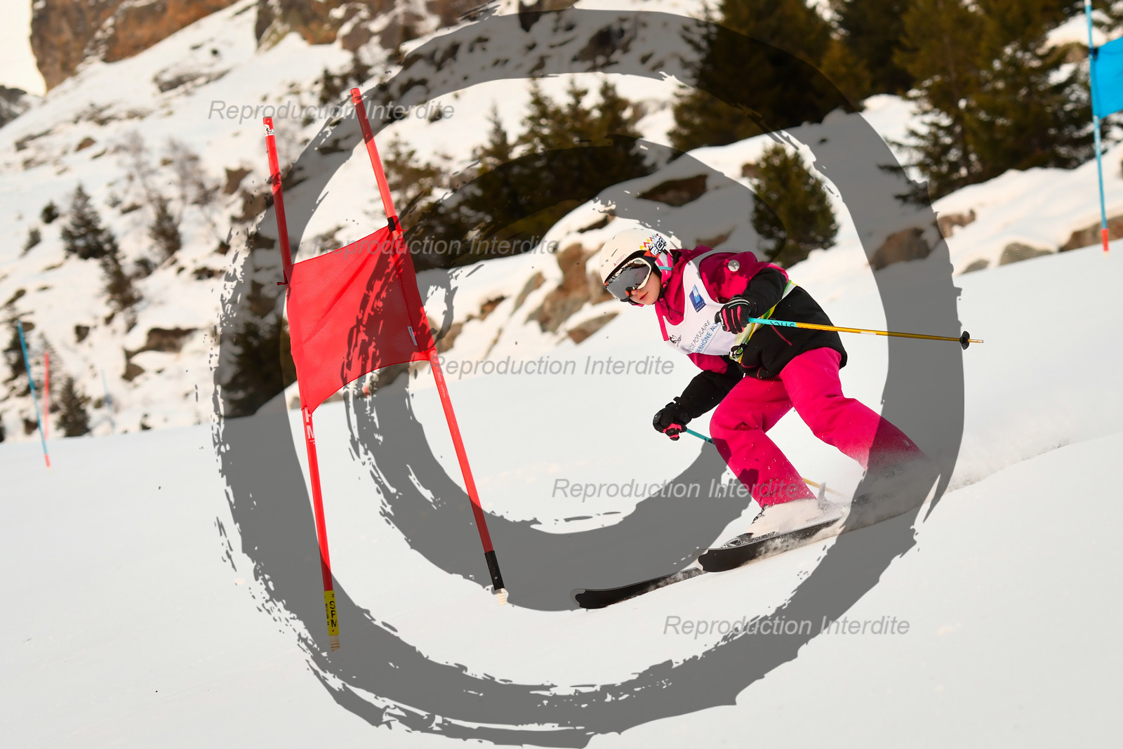 fleche Vaujany ESF Montfrais