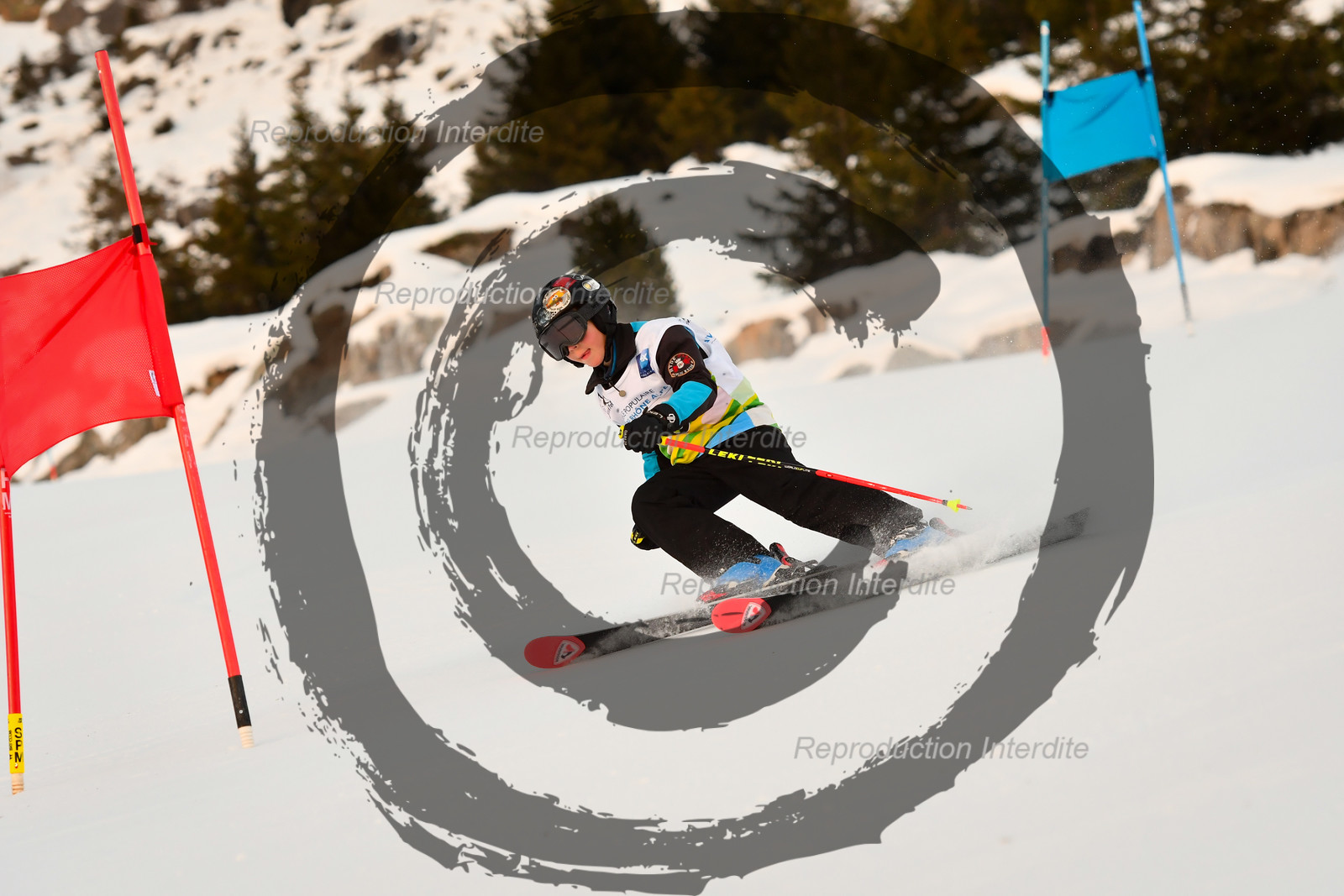 fleche Vaujany ESF Montfrais