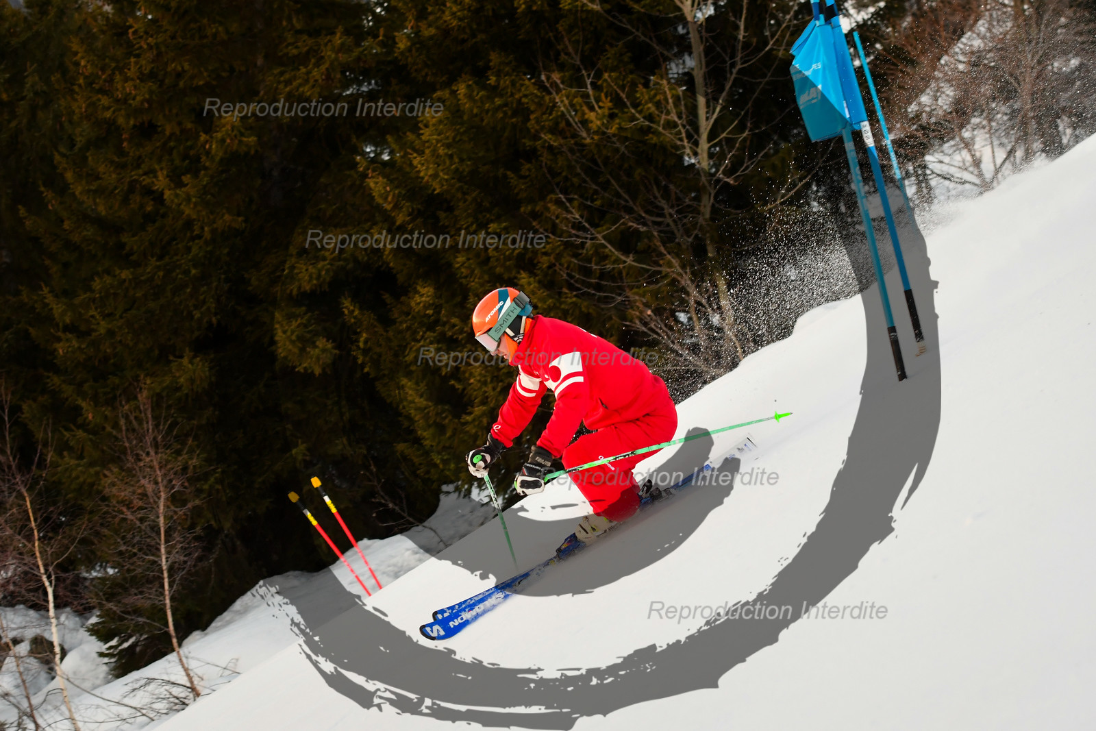 fleche Vaujany ESF Montfrais