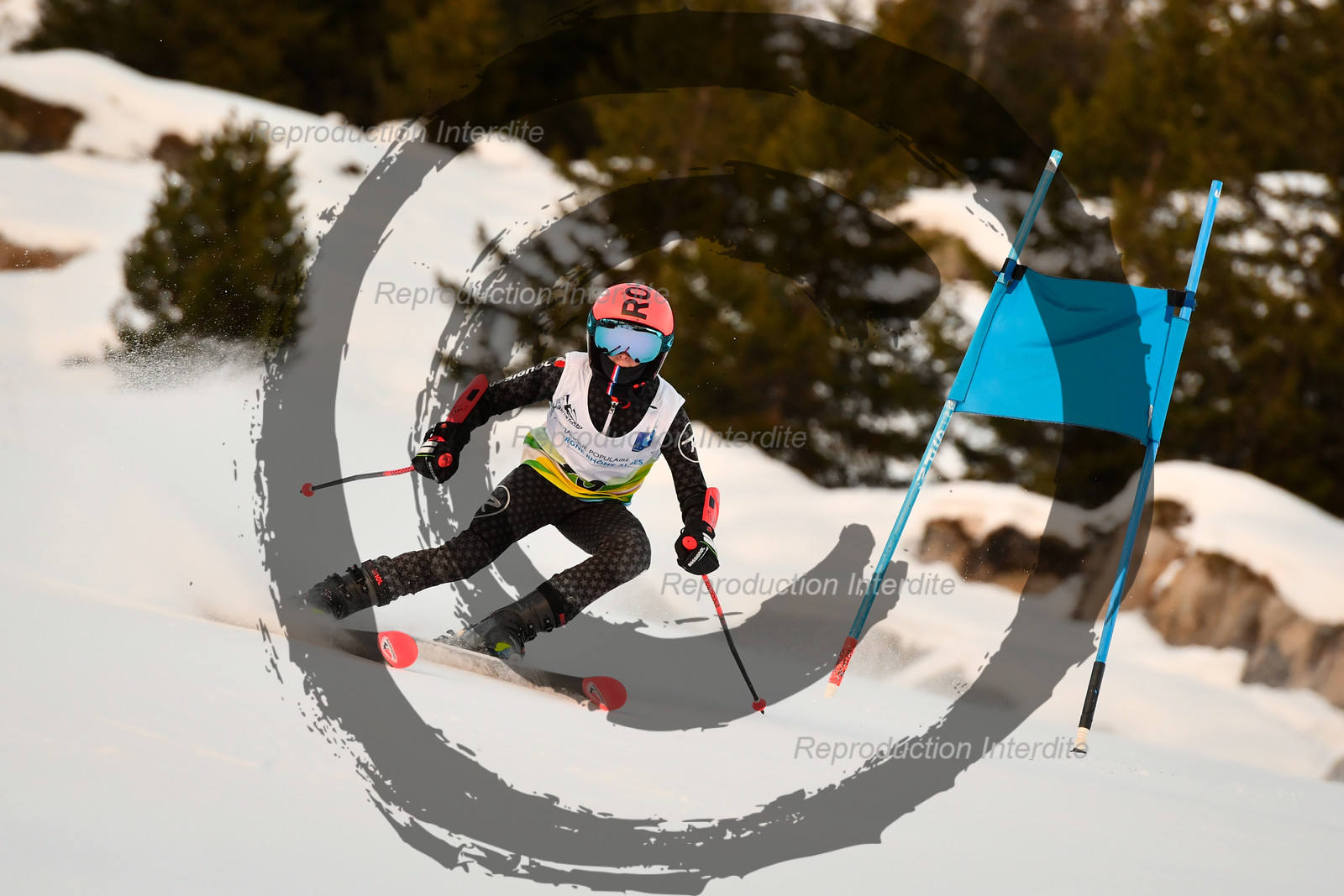 fleche Vaujany ESF Montfrais