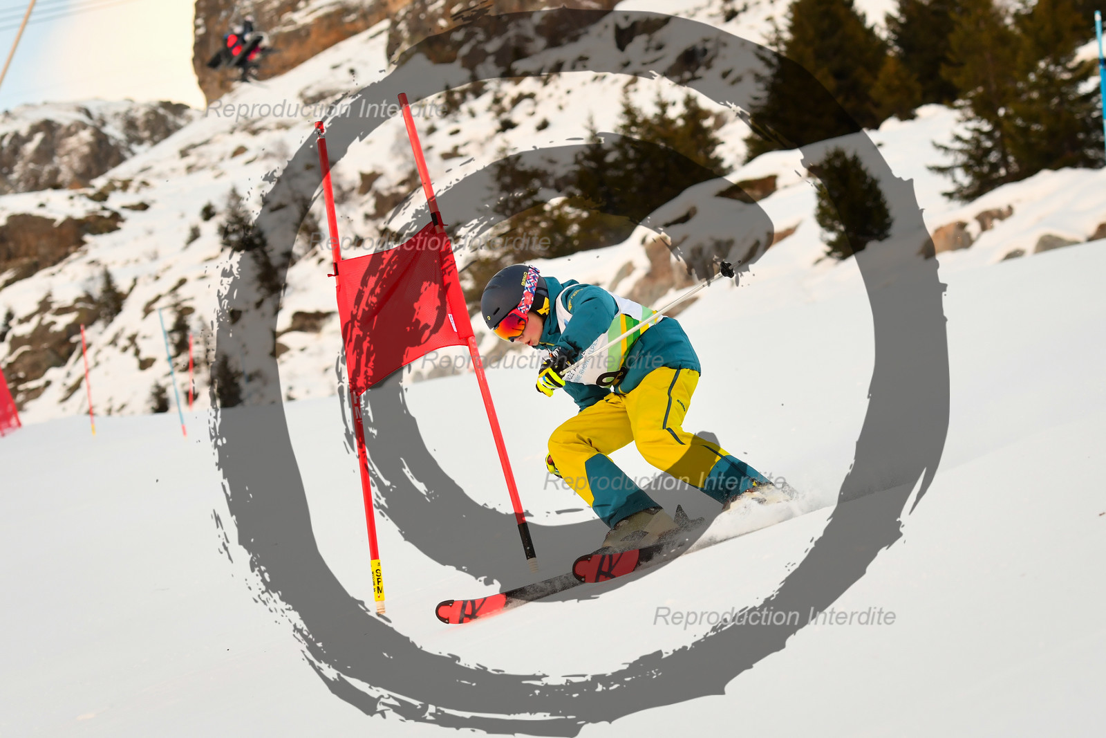 fleche Vaujany ESF Montfrais