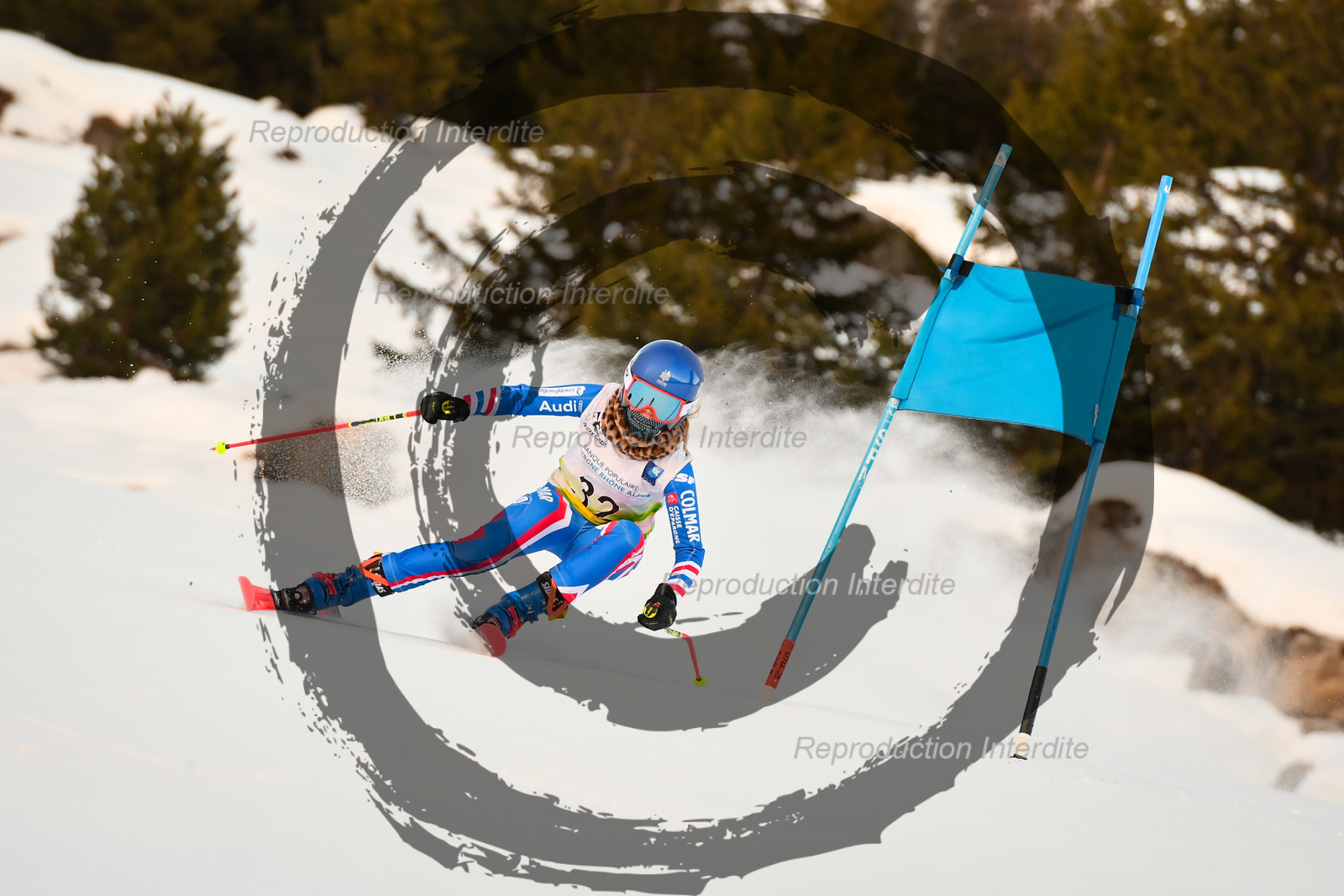 fleche Vaujany ESF Montfrais