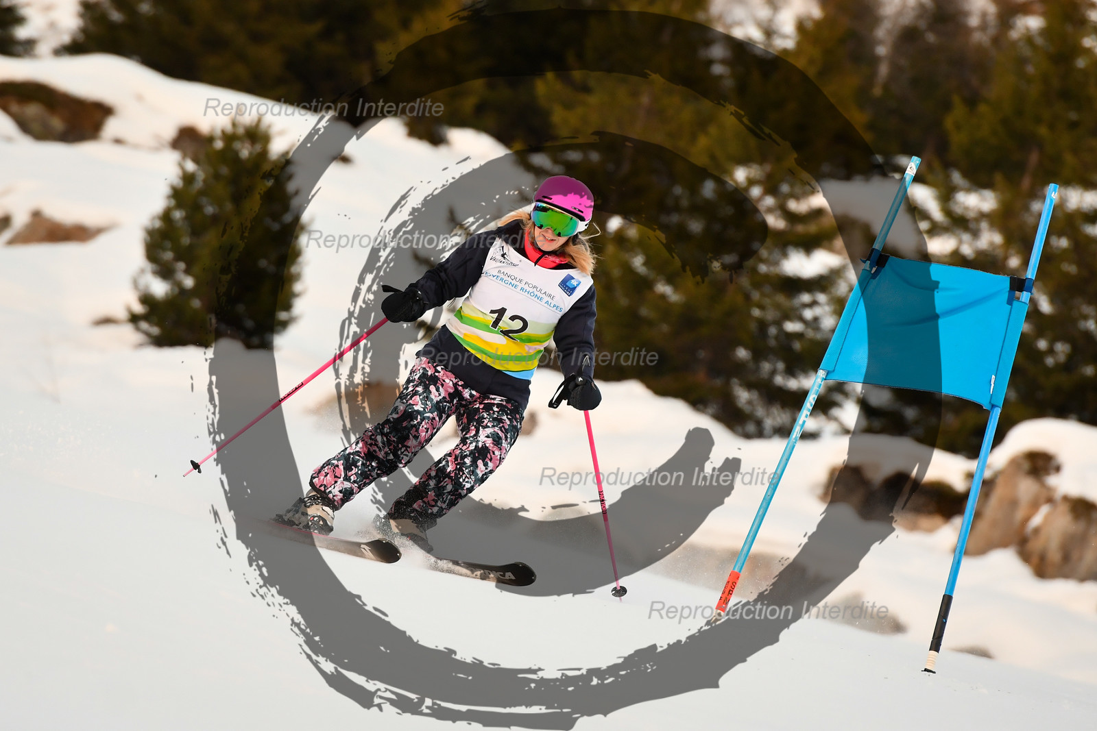 fleche Vaujany ESF Montfrais