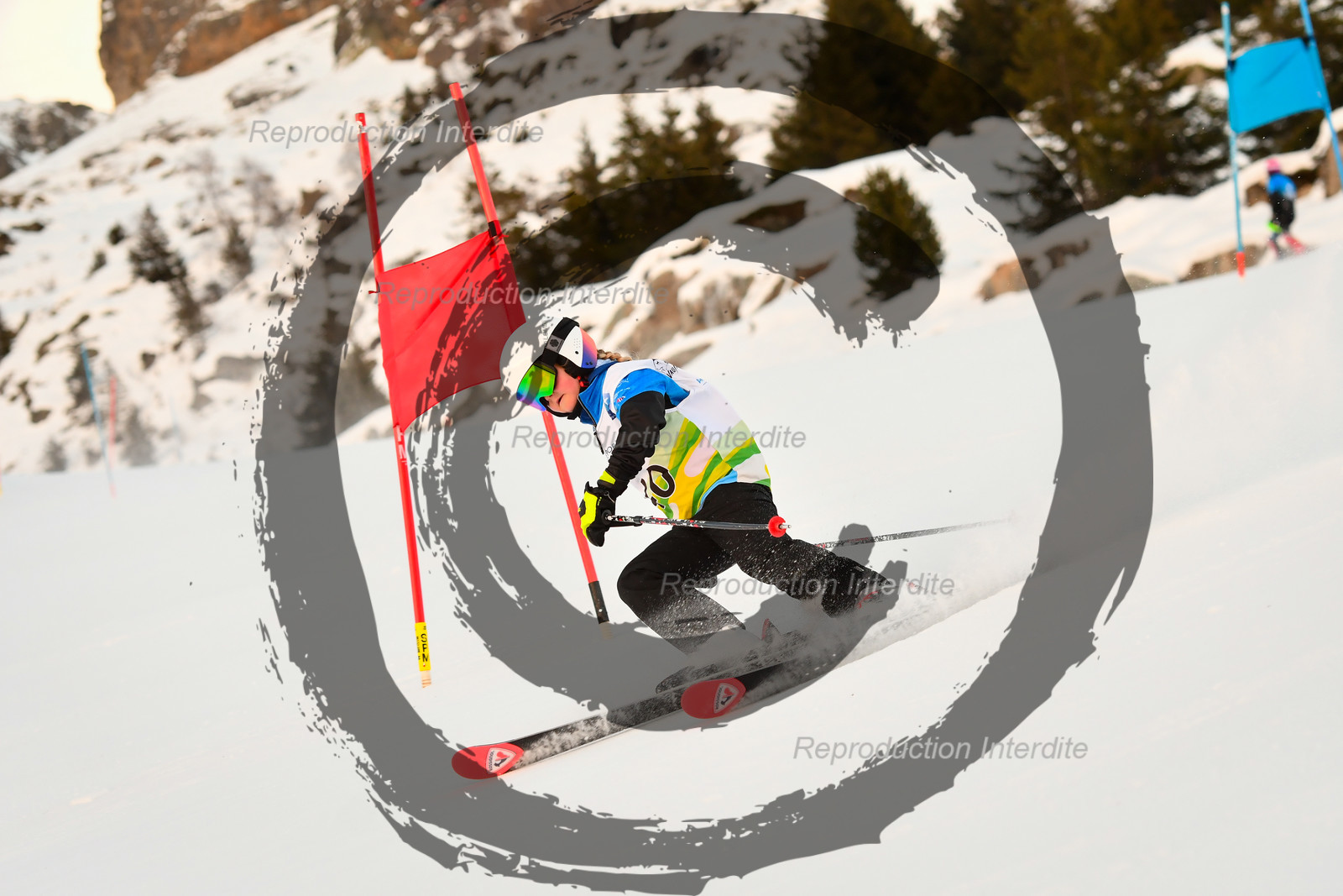 fleche Vaujany ESF Montfrais