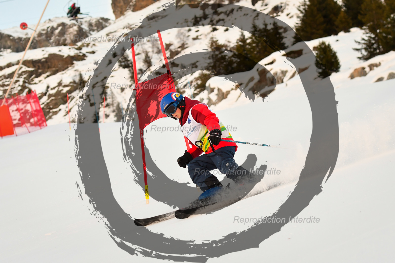 fleche Vaujany ESF Montfrais