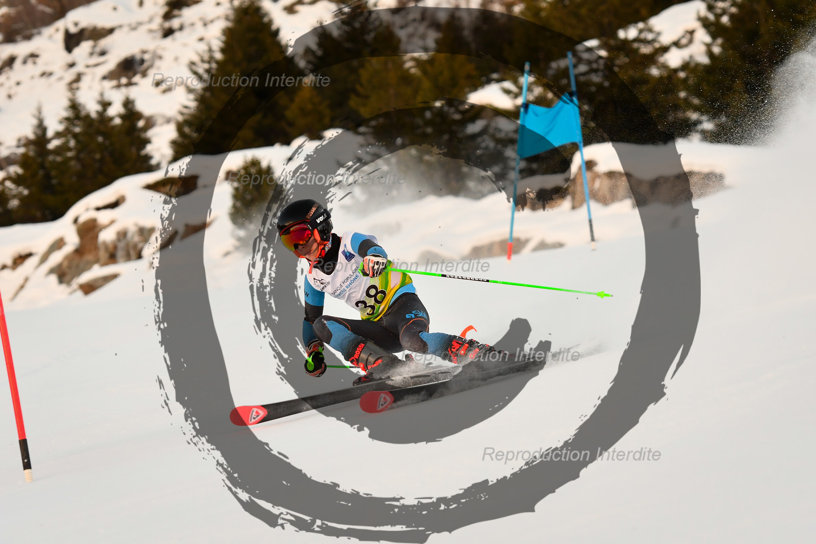 fleche Vaujany ESF Montfrais