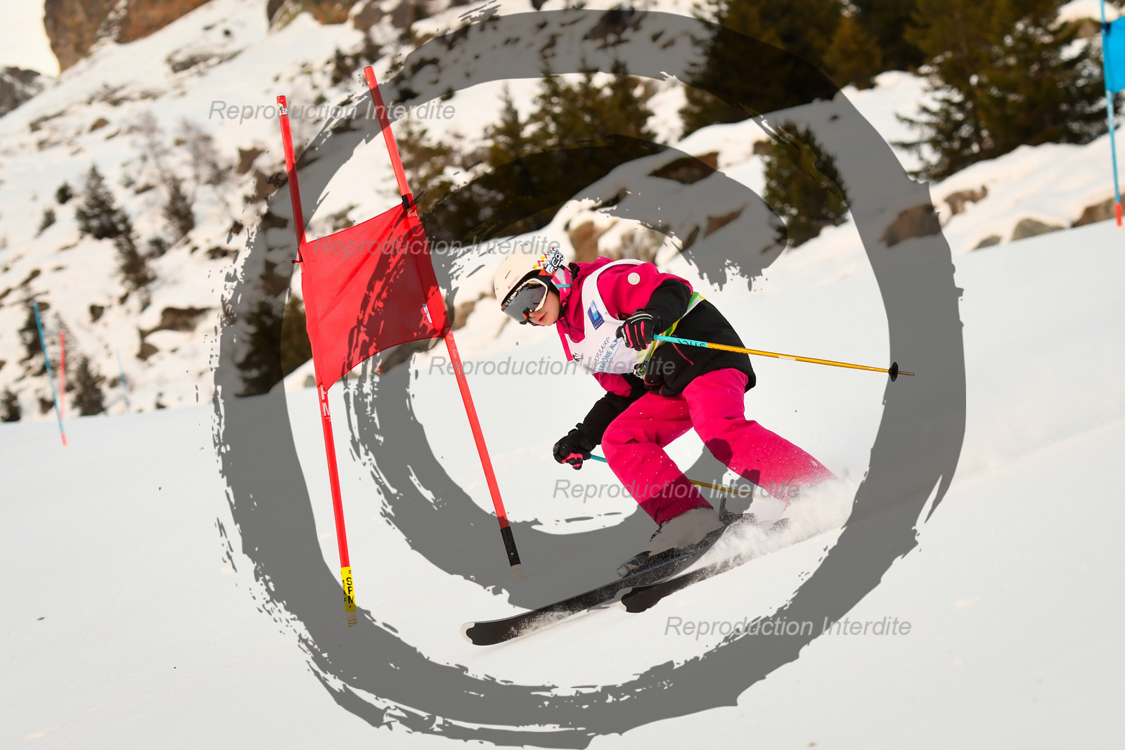 fleche Vaujany ESF Montfrais