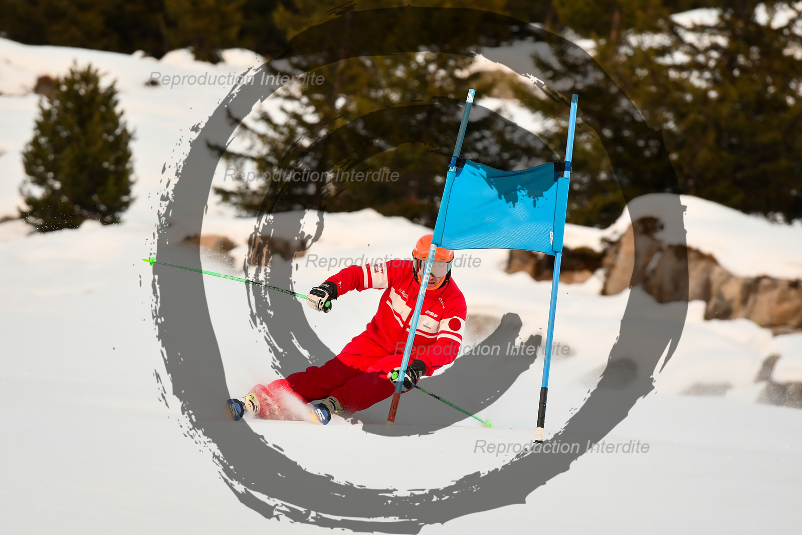 fleche Vaujany ESF Montfrais