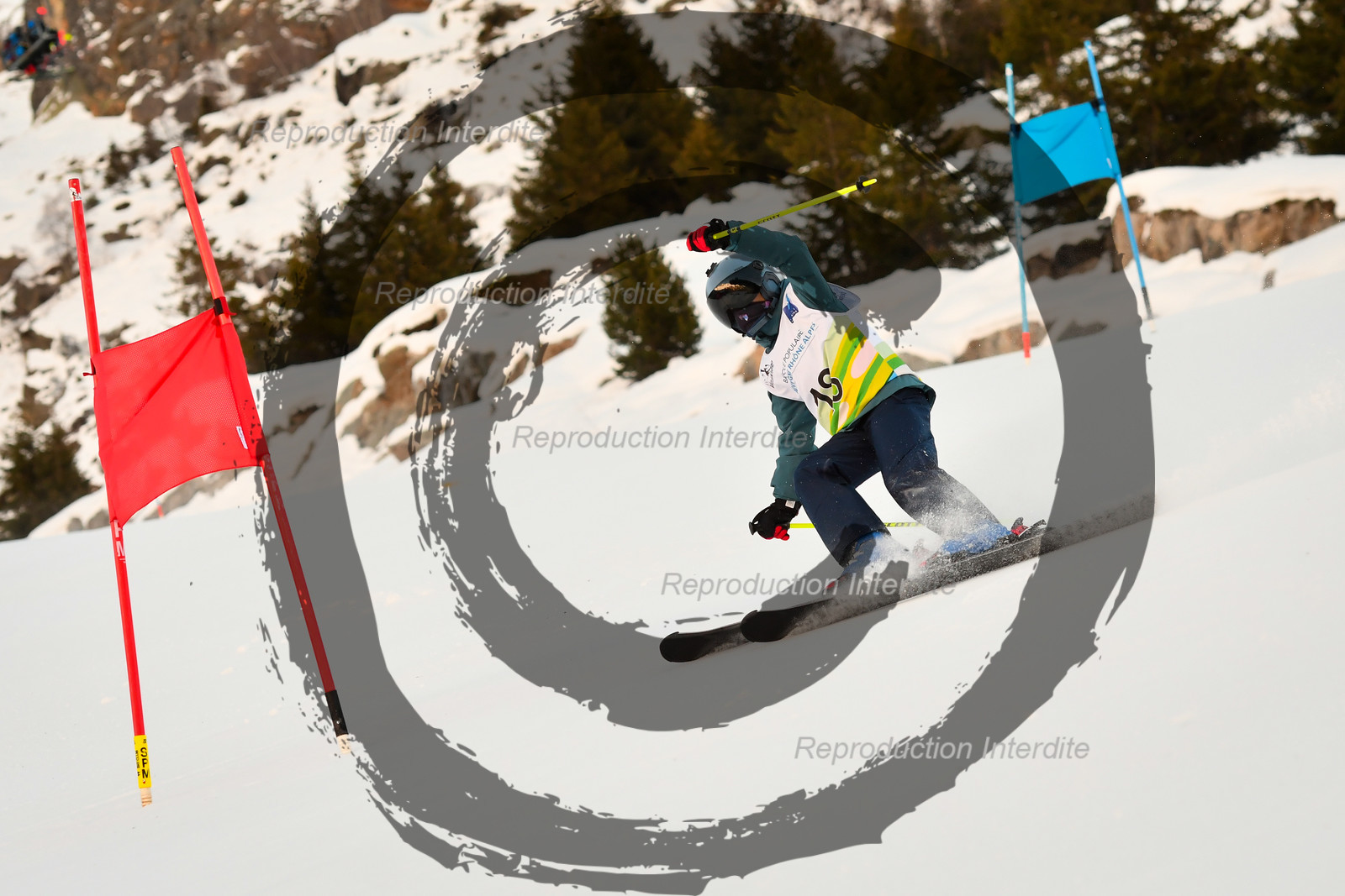 fleche Vaujany ESF Montfrais