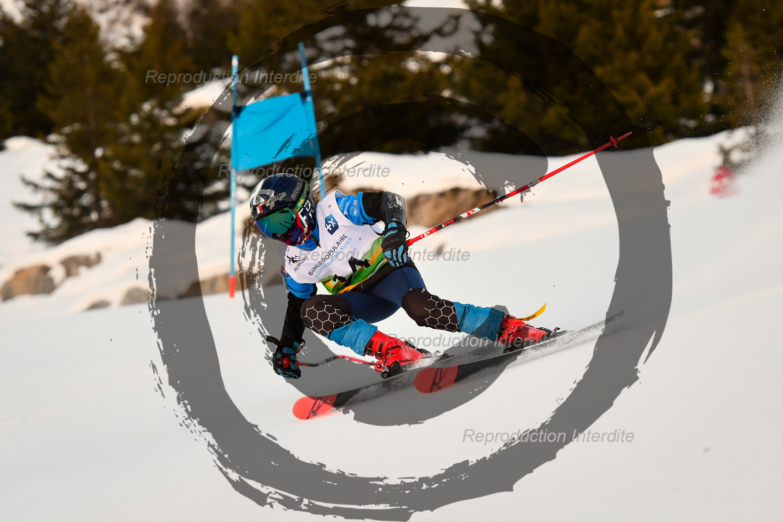 fleche Vaujany ESF Montfrais